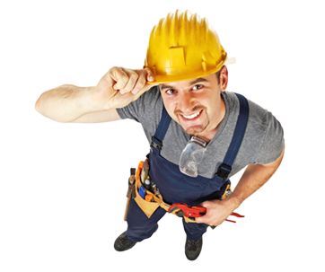 in and out construction worker